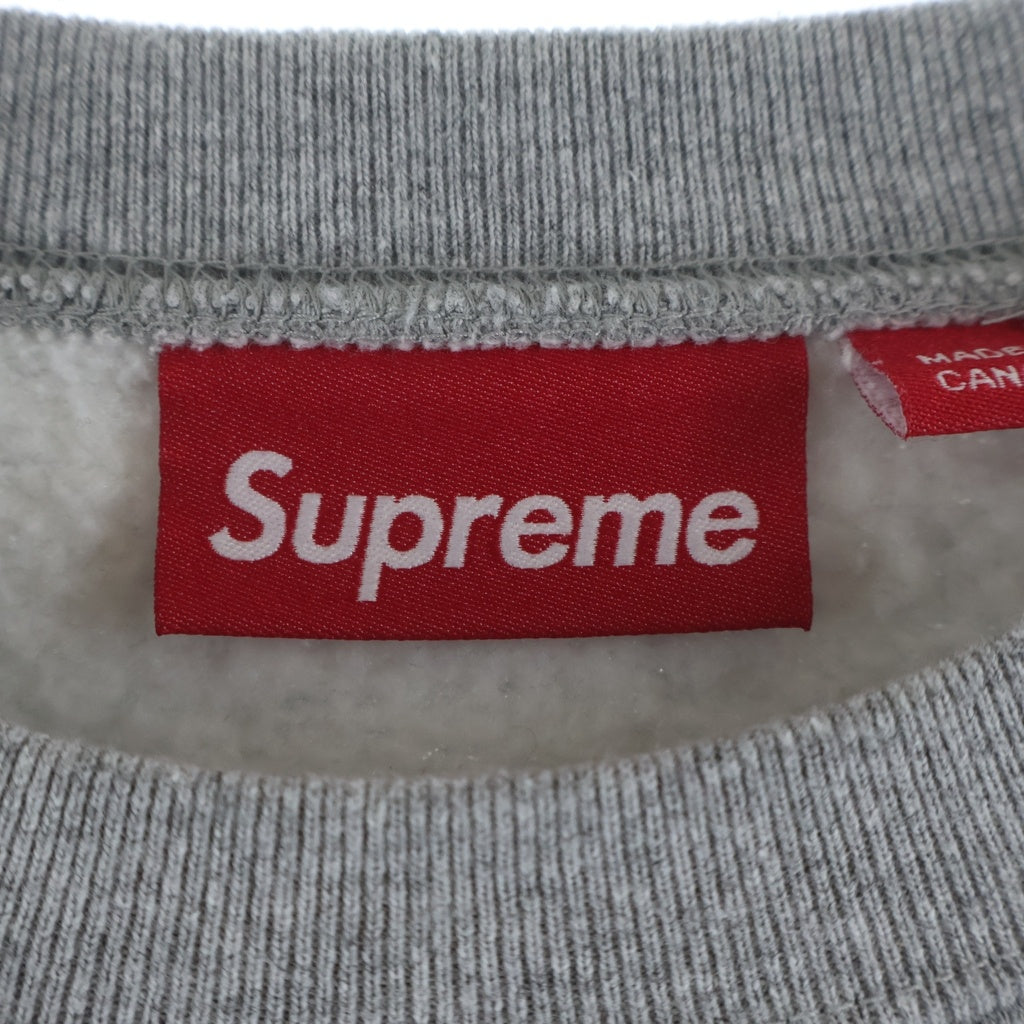 SUPREME(シュプリーム) 25AW Small Box Logo Crewneck スモールボックスロゴ クルーネック スウェット トレーナー グレー