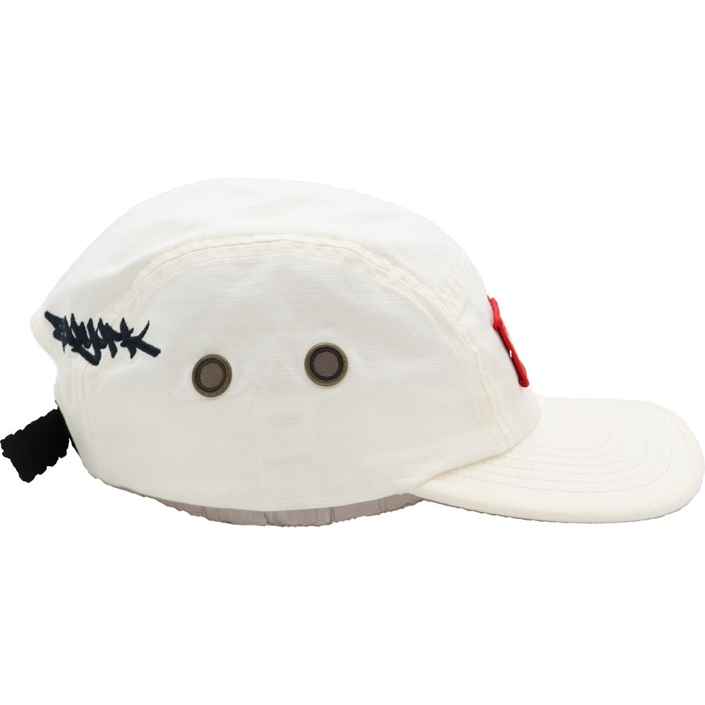 SUPREME(シュプリーム) 25SS ×Zoo York Cmap Cap ズーヨーク ボックスロゴ 刺繍 キャンプキャップ 帽子 ホワイト