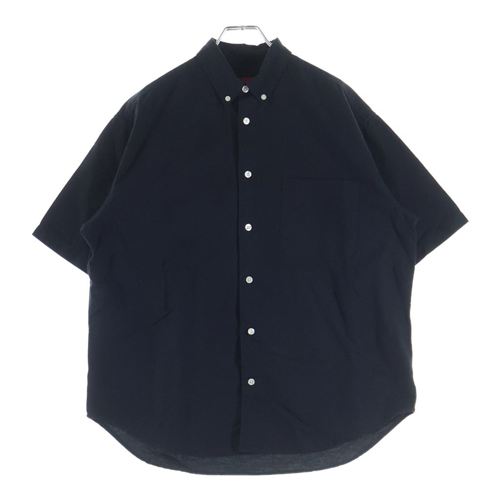 SUPREME(シュプリーム) 25SS Loose Fit Oxford Shirt ルーズフィット オックスフォード ボタンダウン 半袖シャツ ブラック