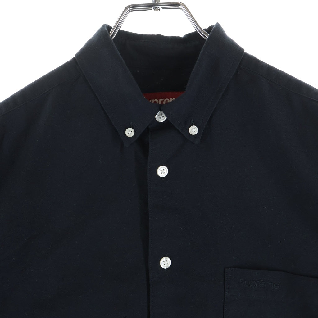 SUPREME(シュプリーム) 25SS Loose Fit Oxford Shirt ルーズフィット オックスフォード ボタンダウン 半袖シャツ ブラック