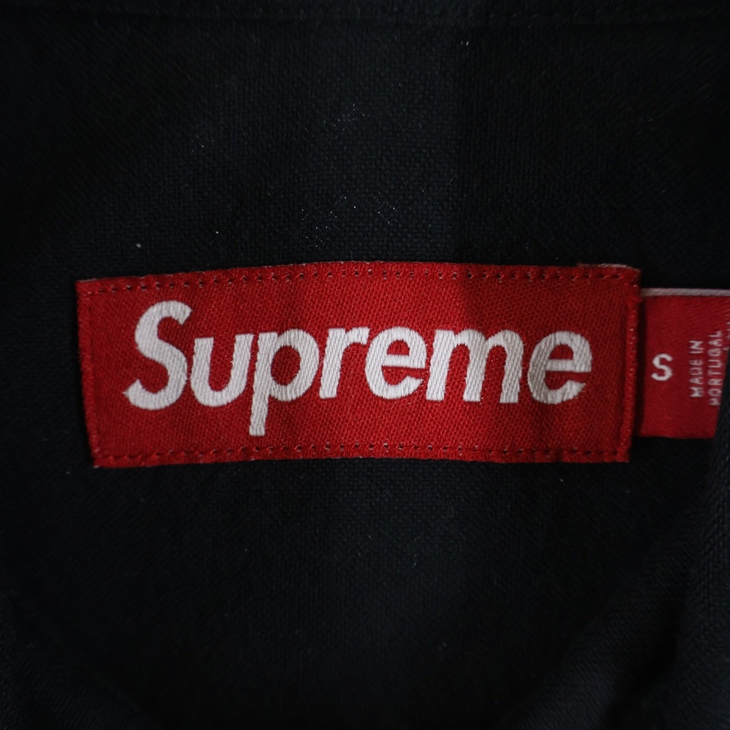 SUPREME(シュプリーム) 25SS Loose Fit Oxford Shirt ルーズフィット オックスフォード ボタンダウン 半袖シャツ ブラック