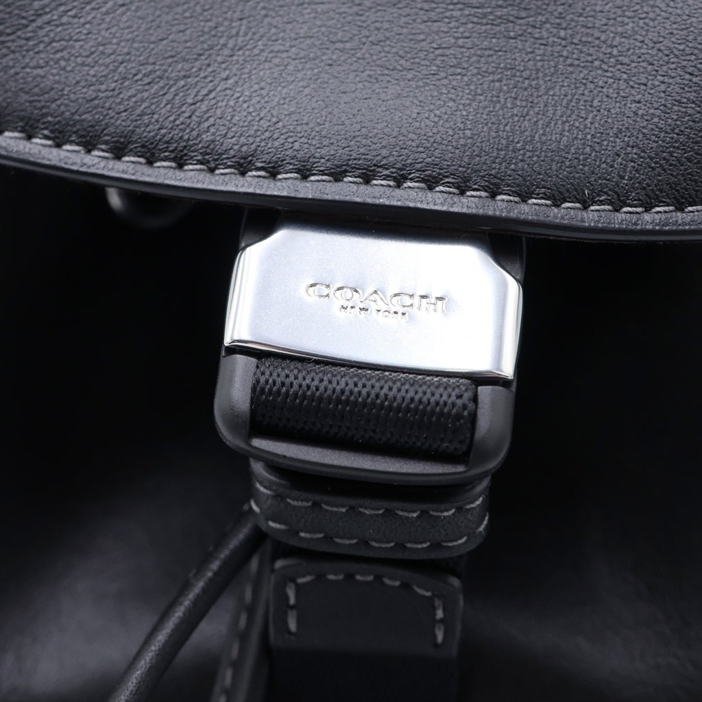 COACH(コーチ) リファインドカーフレザー リュックサック バックパック ブラック レディース A2547-CR100