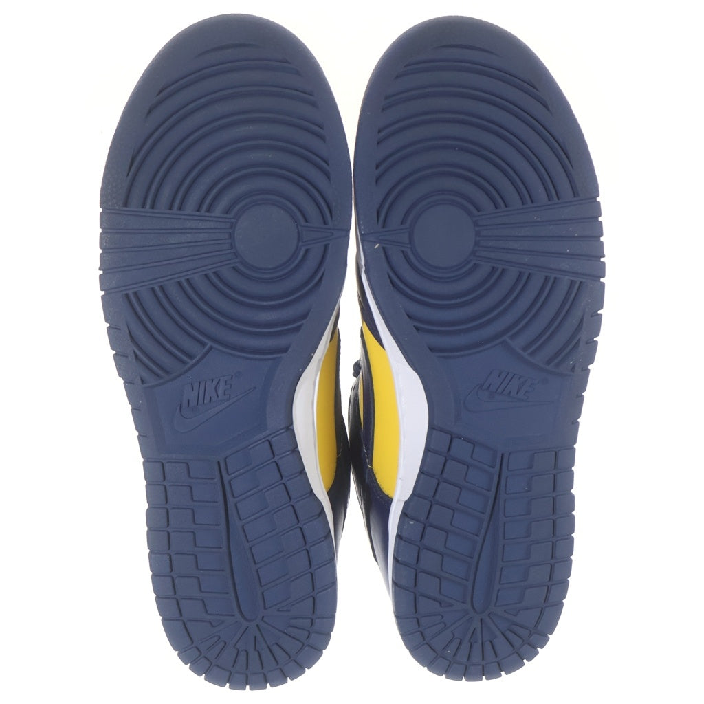 NIKE(ナイキ) DUNK LOW MICHIGAN DD1391-700 ミシガン ダンク ローカットスニーカー イエロー/ネイビー US9.5/27.5cm