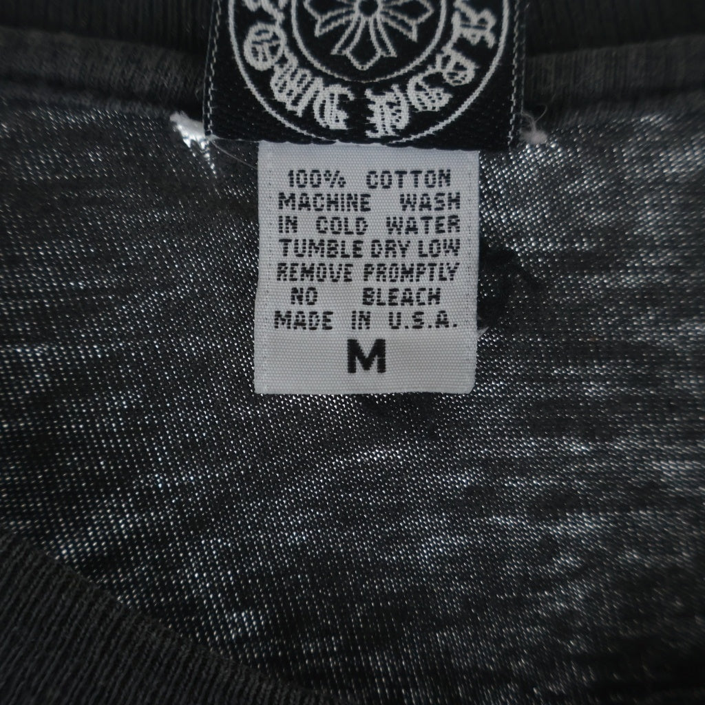 CHROME HEARTS(クロムハーツ) ×KYOSUKE HIMURO OLD L/S Tee 氷室京介ロゴプリント ロングスリーブTシャツ 長袖カットソー ブラック
