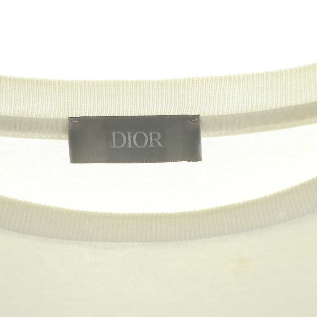 DIOR(ディオール) 19SS ×KAWS BEE LOGO TEE カウズ ビー刺繍 半袖Tシャツ ホワイト 923J611X1241