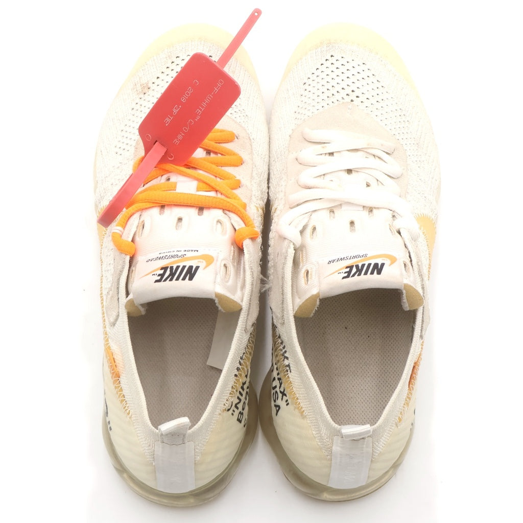 NIKE(ナイキ) ×OFF-WHITE AIR VAPORMAX AA3831-100 オフ ホワイト エアヴェイパーマックス ローカットスニーカー ホワイト US8/26cm