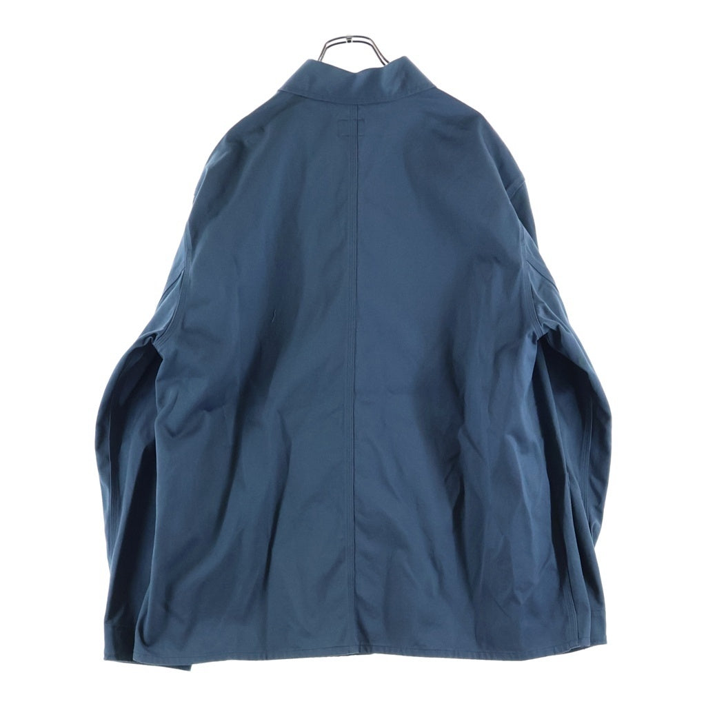 TROPHY CLOTHING(トロフィークロージング) ×CANVAS STEEL BLUE CHORE JACKET キャンバス 14周年記念 マルチポケット チョアジャケット カバーオール ブルー TR-CV501