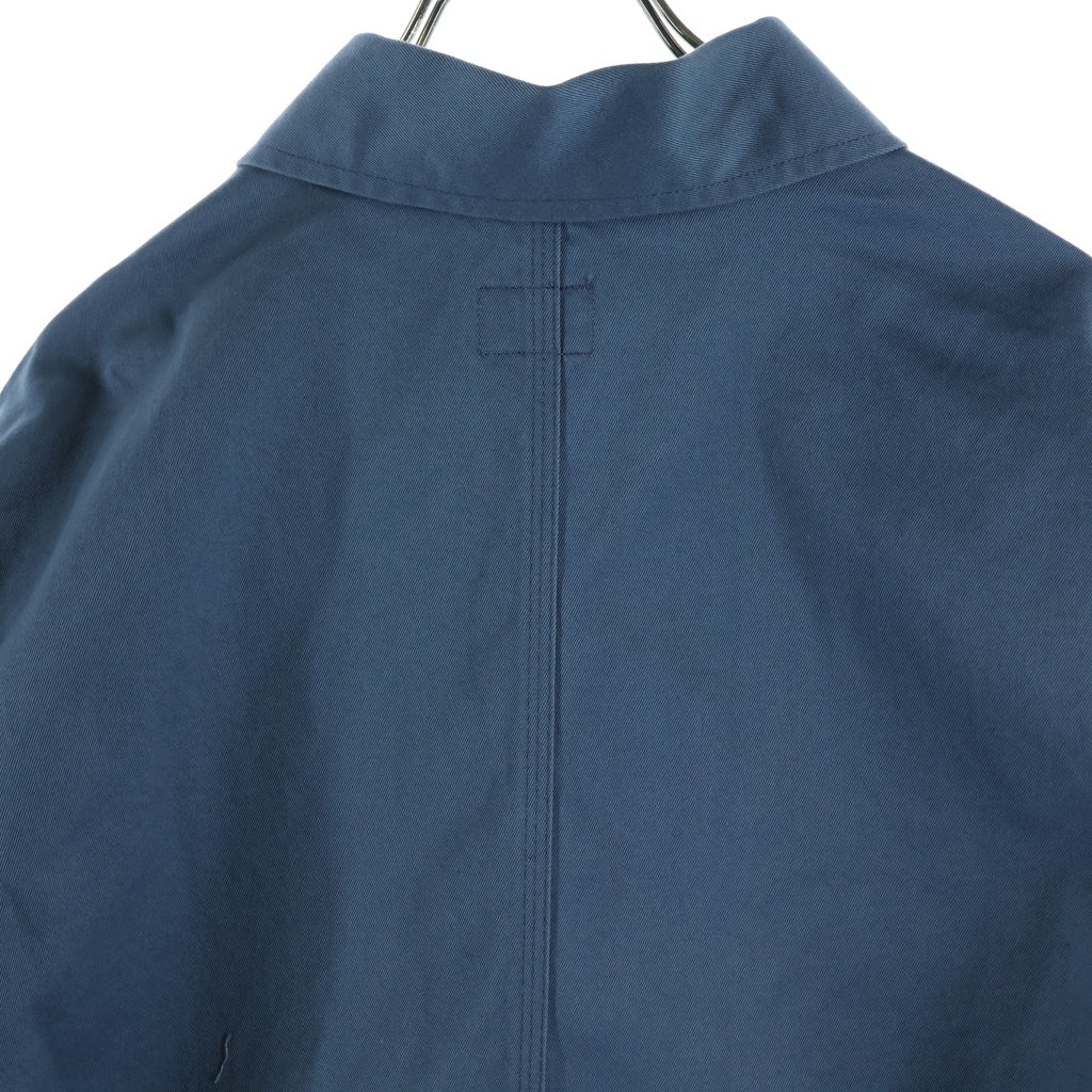 TROPHY CLOTHING(トロフィークロージング) ×CANVAS STEEL BLUE CHORE JACKET キャンバス 14周年記念 マルチポケット チョアジャケット カバーオール ブルー TR-CV501