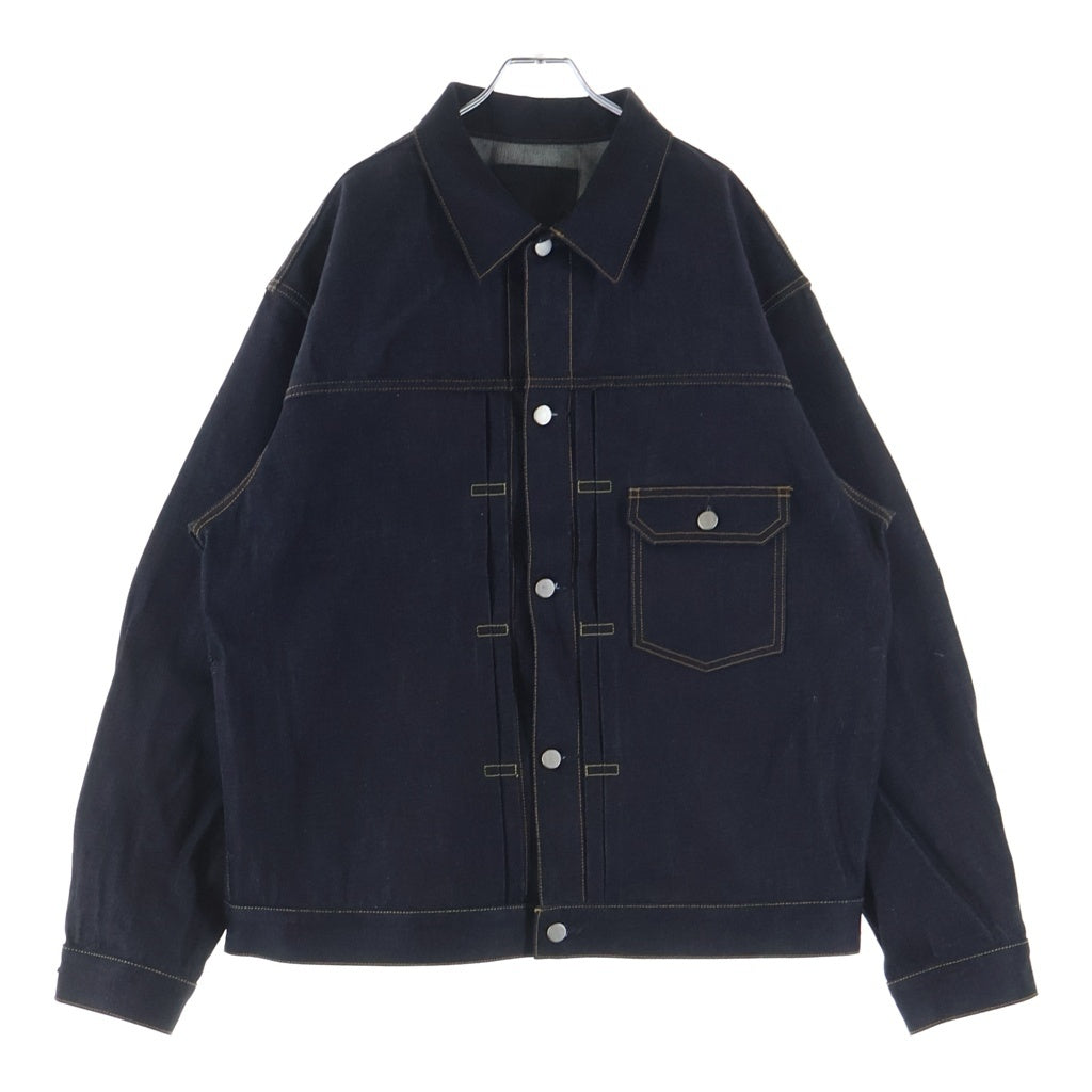 MOMOTARO JEANS(桃太郎ジーンズ) 001 1ST TYPE STANDARD DENIM JACKET 14.7oz ファースト シンチバック付き スタンダード デニム トラッカー ジャケット インディゴ M001STID4S