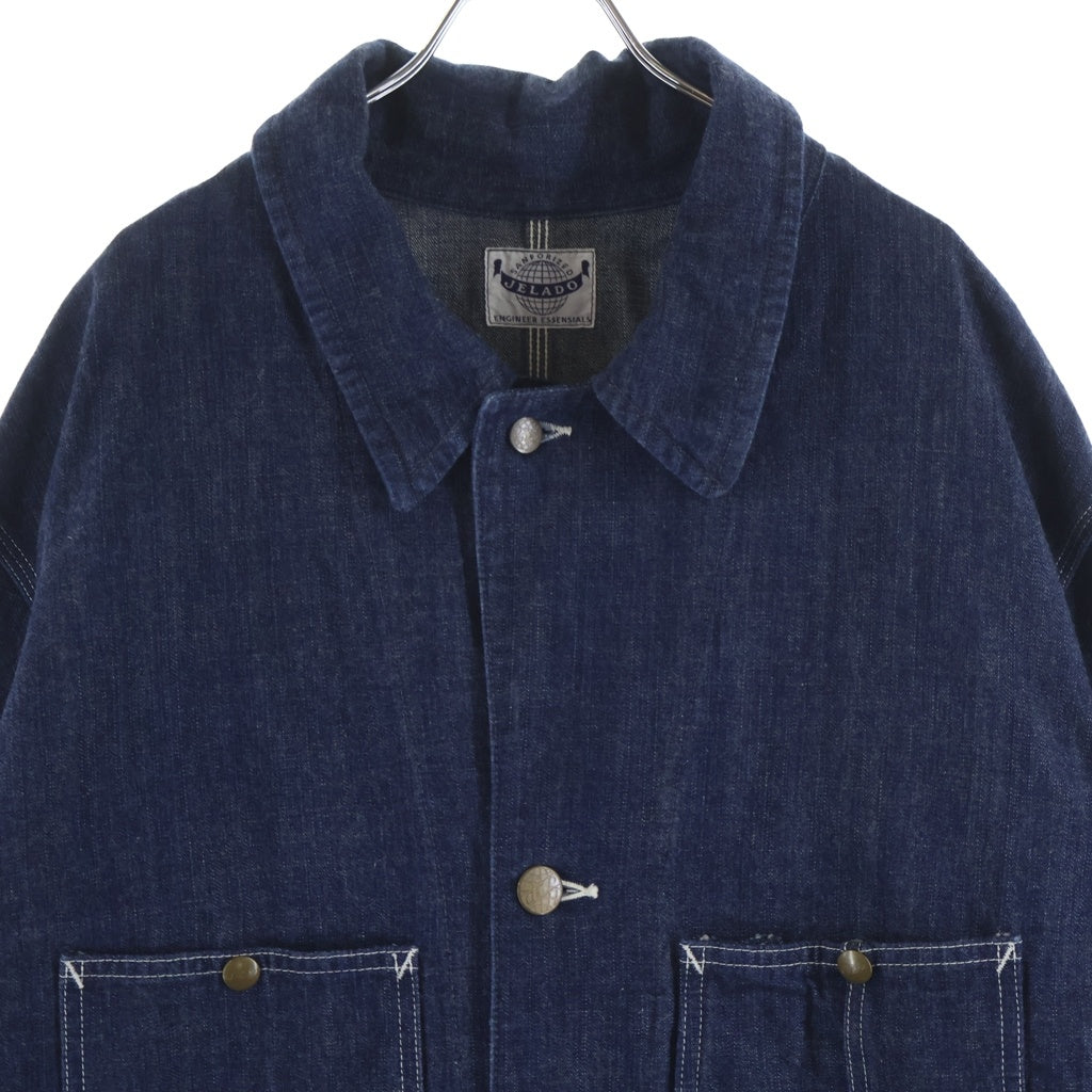 JELADO(ジェラード) 491J COVERALL マルチポケット 5B デニム カバーオール ジャケット インディゴ JP94491J