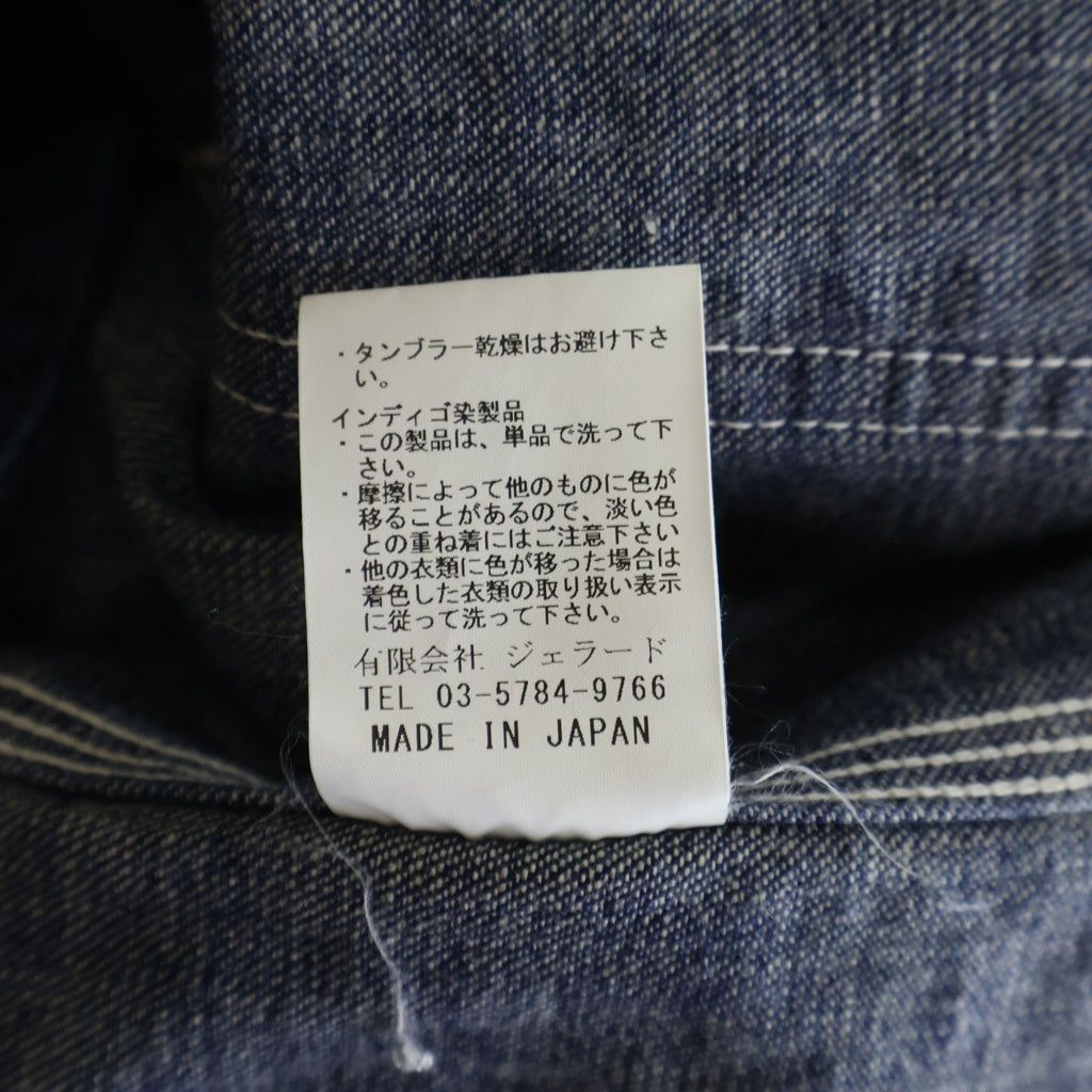 JELADO(ジェラード) 491J COVERALL マルチポケット 5B デニム カバーオール ジャケット インディゴ JP94491J