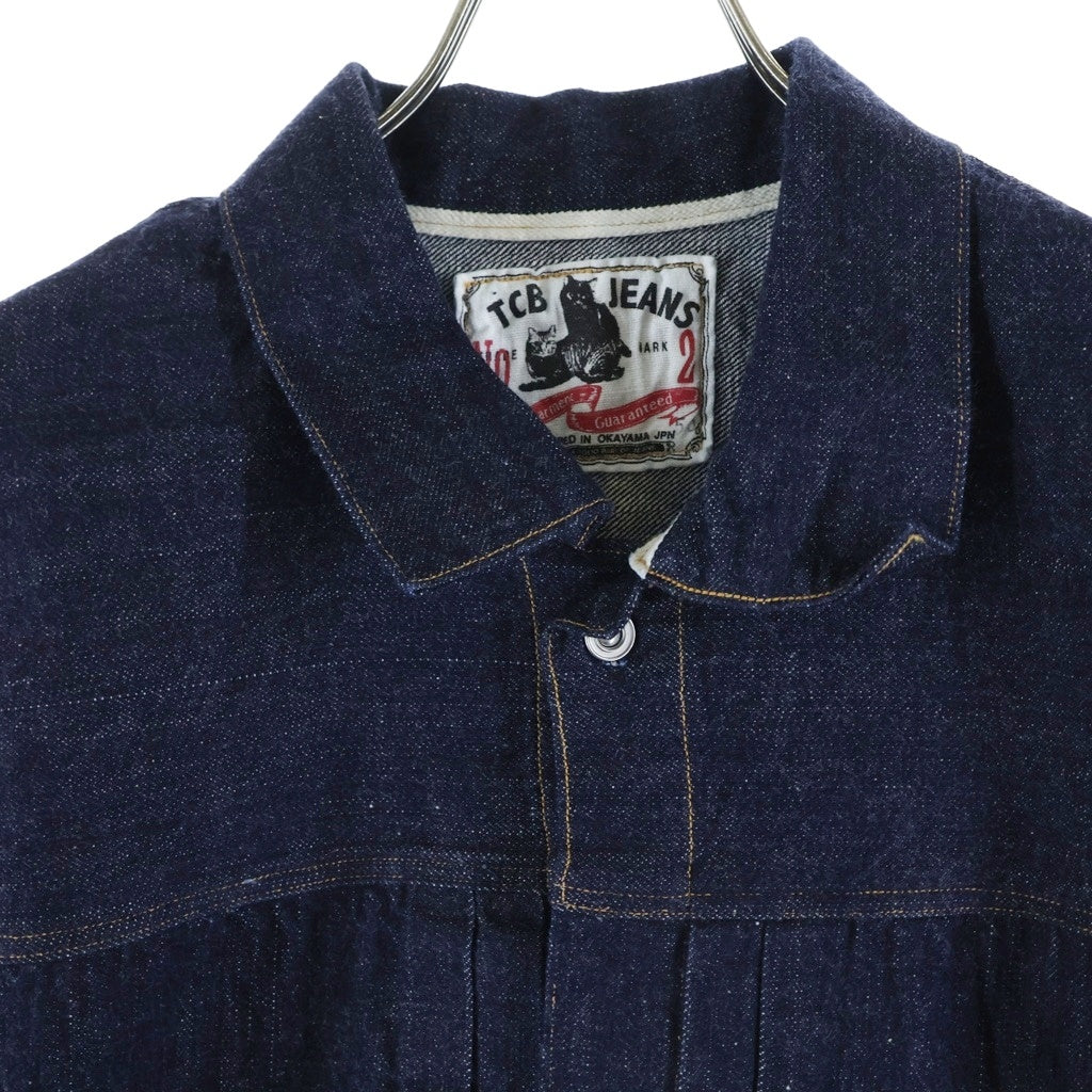 TCB JEANS(ティーシービー ジーンズ) No.2 Blouse 1890 シンチバック付き ダウンポケット ブラウス デニム トラッカー ジャケット インディゴ