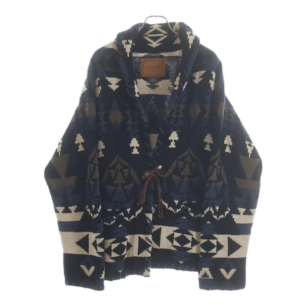 BY GLADHAND(バイグラッドハンド) SPIRITS HEART CARDIGAN スピリッツハートカーディガン ネイティブ柄 マルチカラー BYGH-23-AW-13