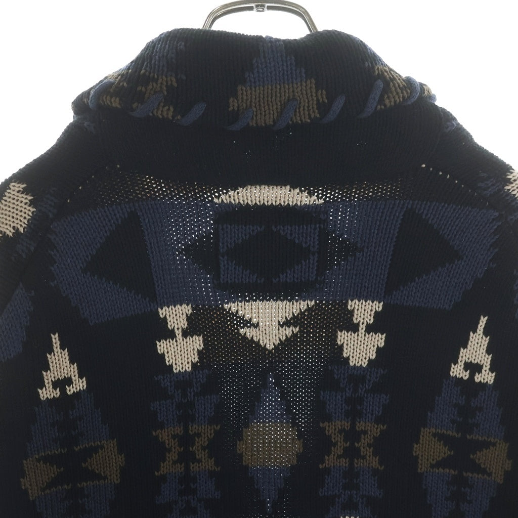 BY GLADHAND(バイグラッドハンド) SPIRITS HEART CARDIGAN スピリッツハートカーディガン ネイティブ柄 マルチカラー BYGH-23-AW-13
