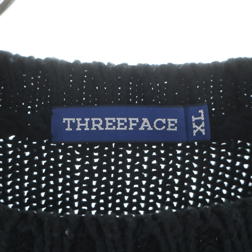 THREE FACE(スリー フェイス) インディアンヘッド コットン クルー
