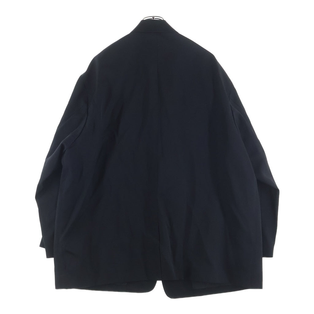 Graphpaper(グラフペーパー) 24SS Scale Off Wool Jacket スケールオフウール 2B テーラードジャケット ブラック GM241-20168B