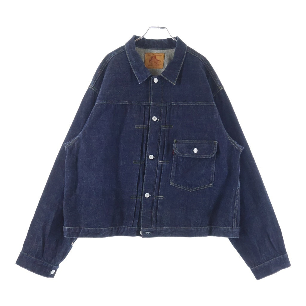 JELADO(ジェラード) LASTRESORT Longing Black Tag 407EXX Denim JKT 黒タグ 1st Tバック ビッグサイズ デニムジャケット インディゴ