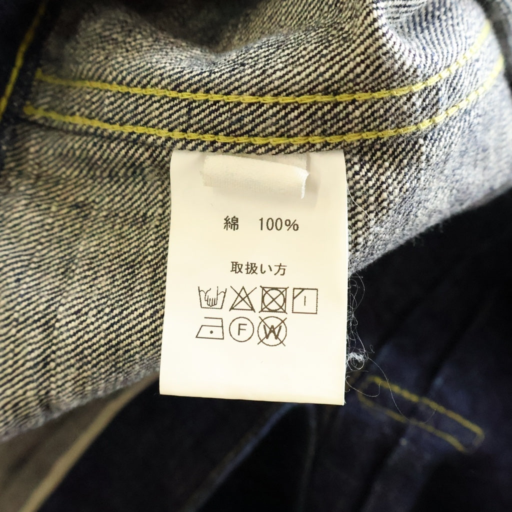 JELADO(ジェラード) LASTRESORT Longing Black Tag 407EXX Denim JKT 黒タグ 1st Tバック ビッグサイズ デニムジャケット インディゴ