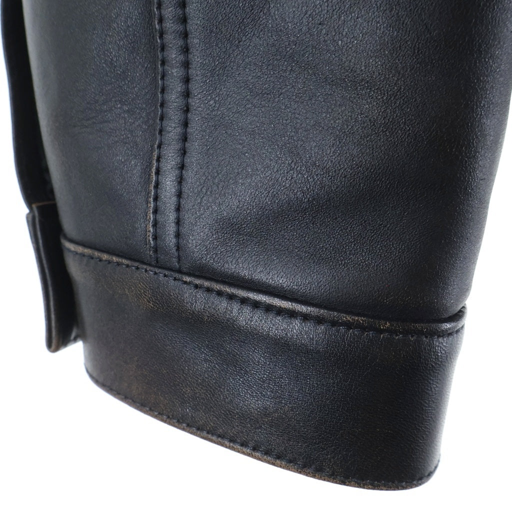 JELADO(ジェラード) 44 Leather Jacket Horse hide 大戦モデル 茶芯 ホースハイド レザー ジャケット ブラック