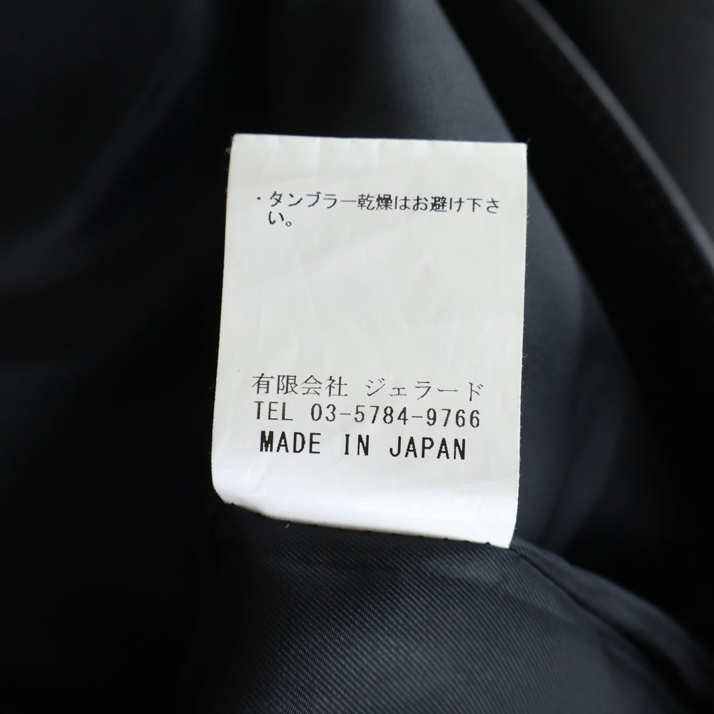 JELADO(ジェラード) 44 Leather Jacket Horse hide 大戦モデル 茶芯 ホースハイド レザー ジャケット ブラック