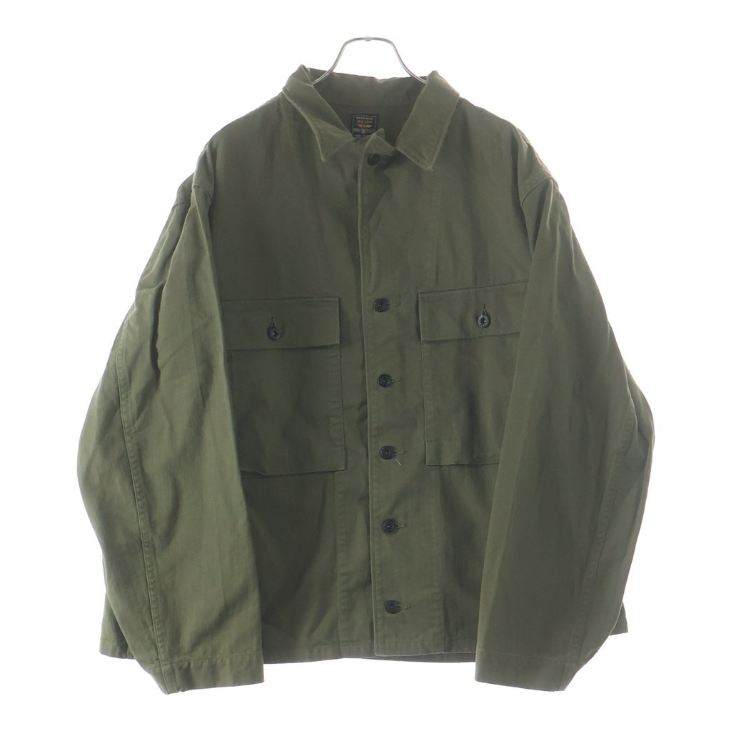 JELADO(ジェラード) HBT Field Jacket ヘリンボーンツイル ミリタリー フィールドジャケット カーキ CM43