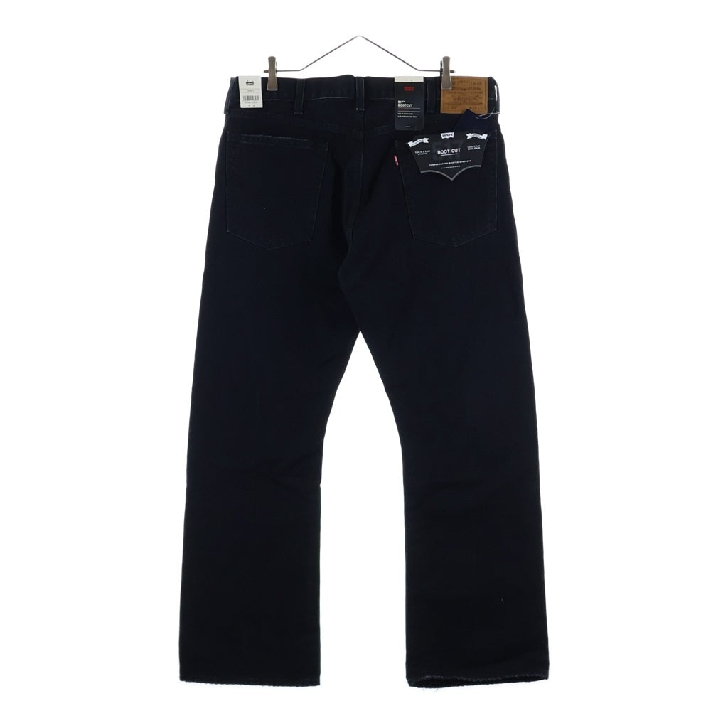 Levi's(リーバイス) 517 EDIFICE別注 エディフィス ジップフライ ブーツカット デニムパンツ ブラック 003T3-0000
