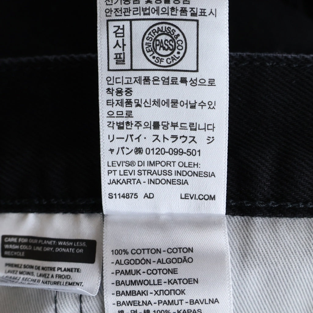 Levi's(リーバイス) 517 EDIFICE別注 エディフィス ジップフライ ブーツカット デニムパンツ ブラック 003T3-0000
