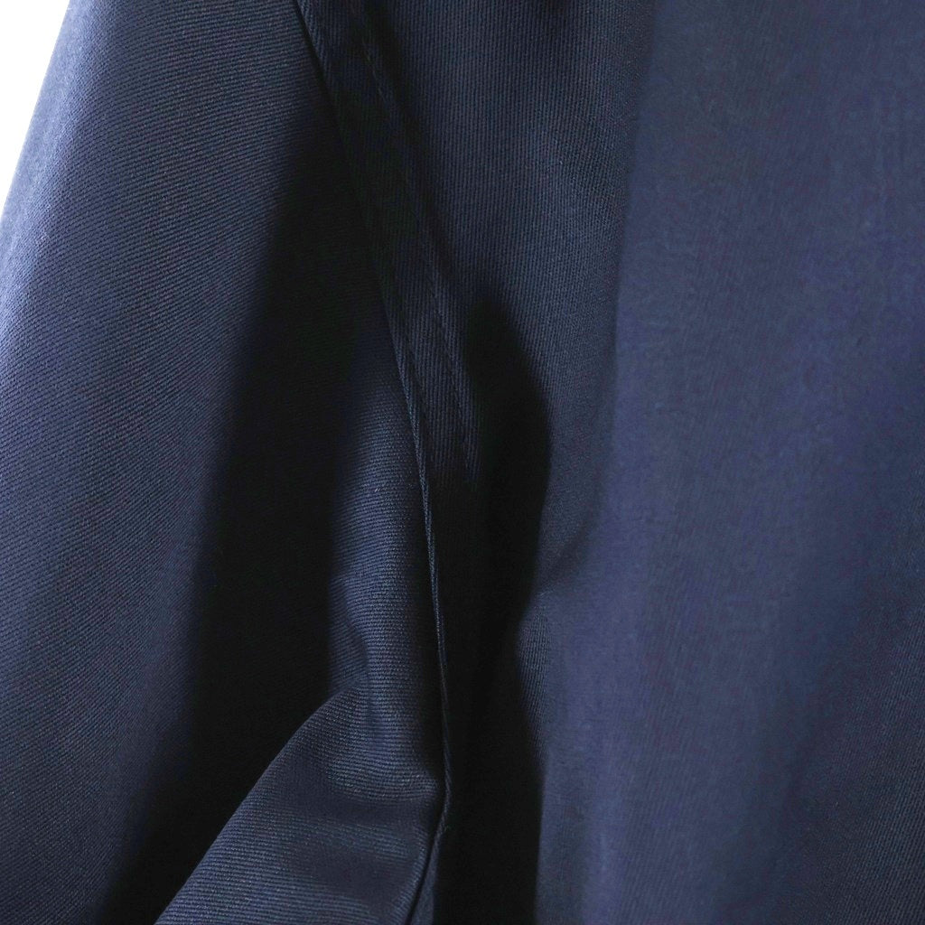 NO BRAND(ノーブランド) MR.2PLY Work Jacket レーヨン混 ギャバジン ワークジャケット ネイビー