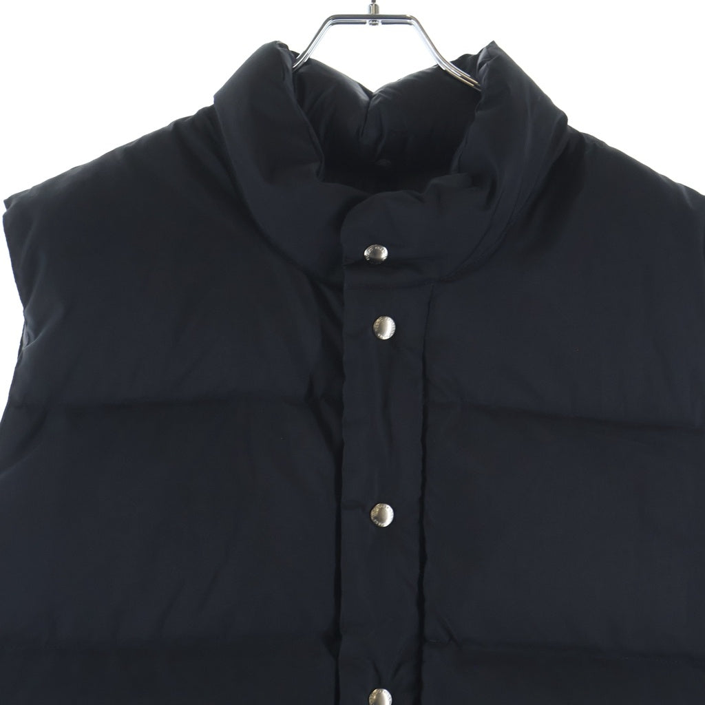 NO BRAND(ノーブランド) Crescent Down Works（クレセント ダウン ワークス） コットン ダウンべスト ブラック
