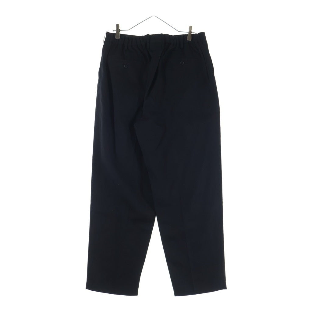 Graphpaper(グラフペーパー) Scale Off Wool Tapered Trousers スケールオフ ウール テーパードスラックス ブラック