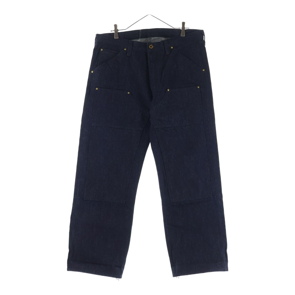 TROPHY CLOTHING(トロフィークロージング) 1706 W Knee Garage Denim Pants ダブルニー ガレージ デニム ワークパンツ インディゴ