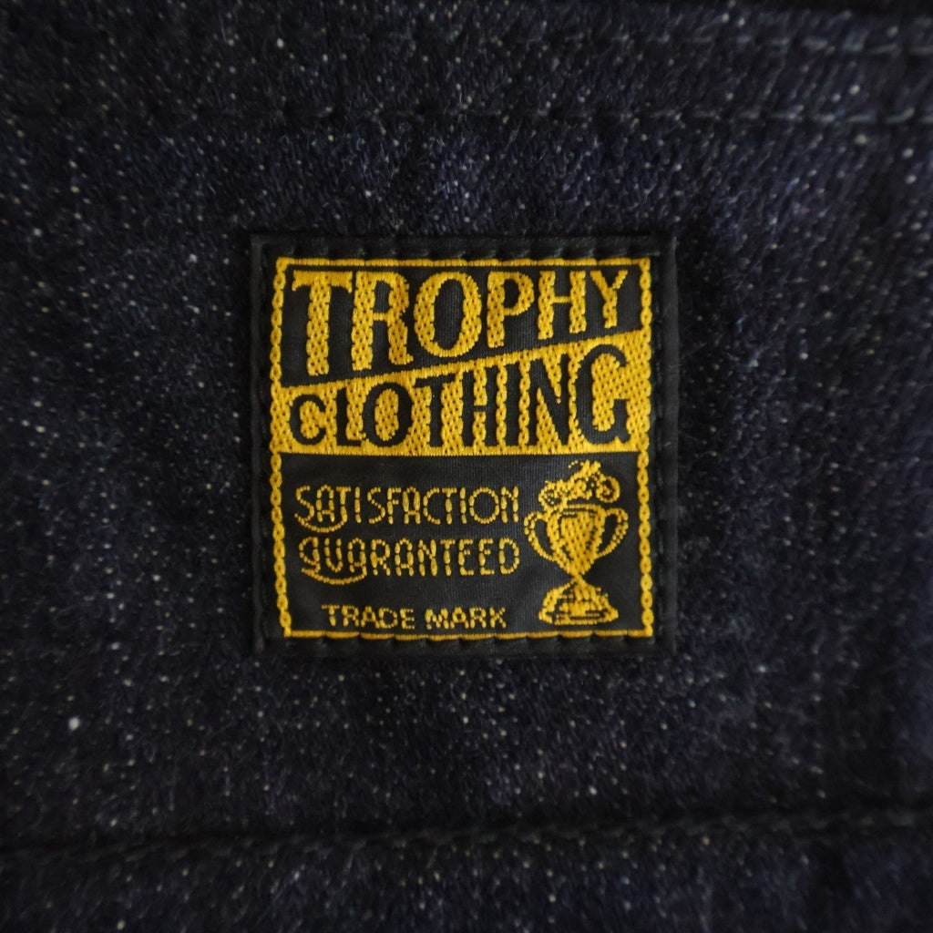 TROPHY CLOTHING(トロフィークロージング) 1706 W Knee Garage Denim Pants ダブルニー ガレージ デニム ワークパンツ インディゴ