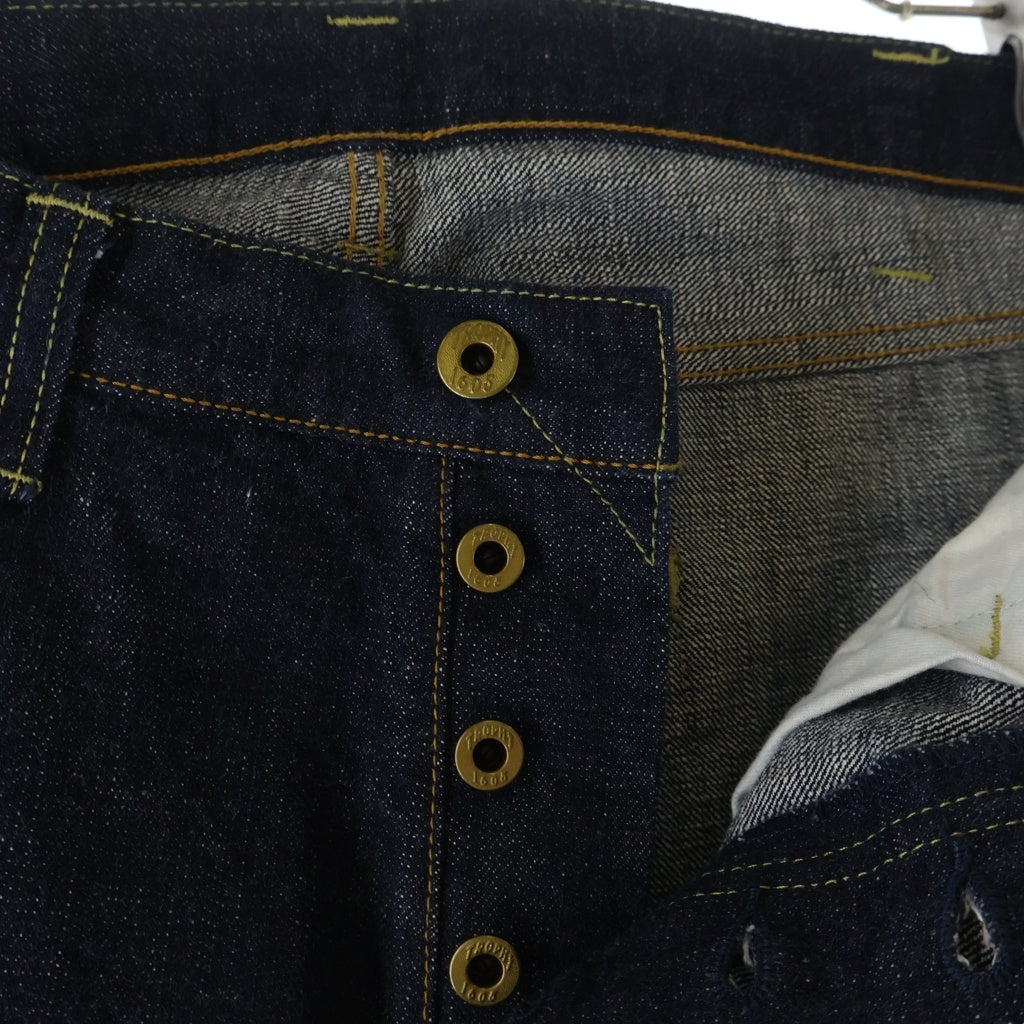 TROPHY CLOTHING(トロフィークロージング) W Knee Standard Dirt Denim 1606 ダブルニー スタンダード ダートデニム ワークパンツ インディゴ