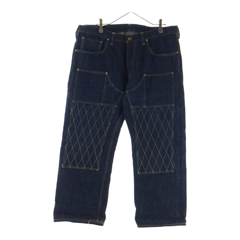 TROPHY CLOTHING(トロフィークロージング) W Knee Standard Dirt Denim 1606 ダブルニー スタンダード ダートデニム ワークパンツ インディゴ