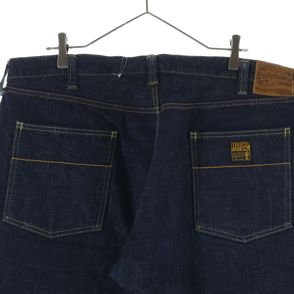 TROPHY CLOTHING(トロフィークロージング) W Knee Standard Dirt Denim 1606 ダブルニー スタンダード ダートデニム ワークパンツ インディゴ