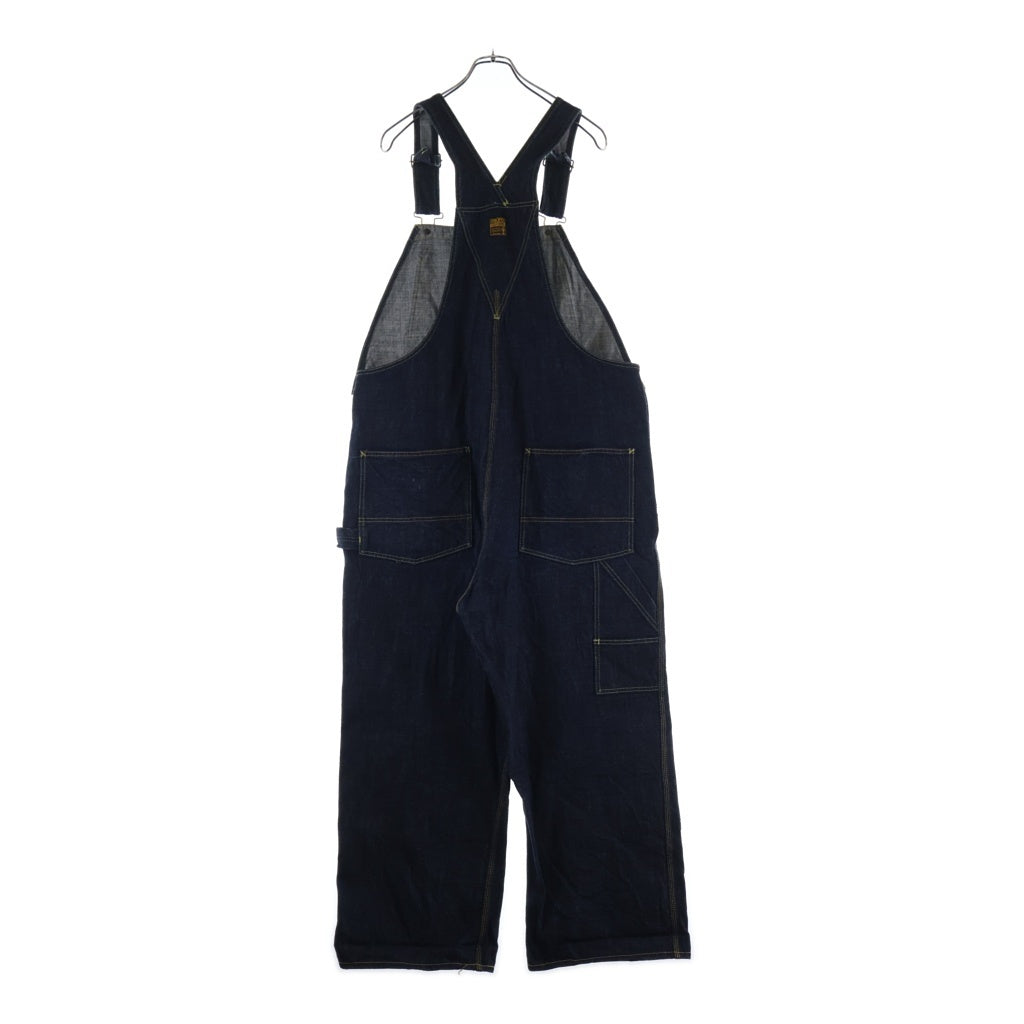 TROPHY CLOTHING(トロフィークロージング) W Knee Carpenter Overall Dirt Denim ダブルニー カーペンター オーバーオール ダートデニム インディゴ