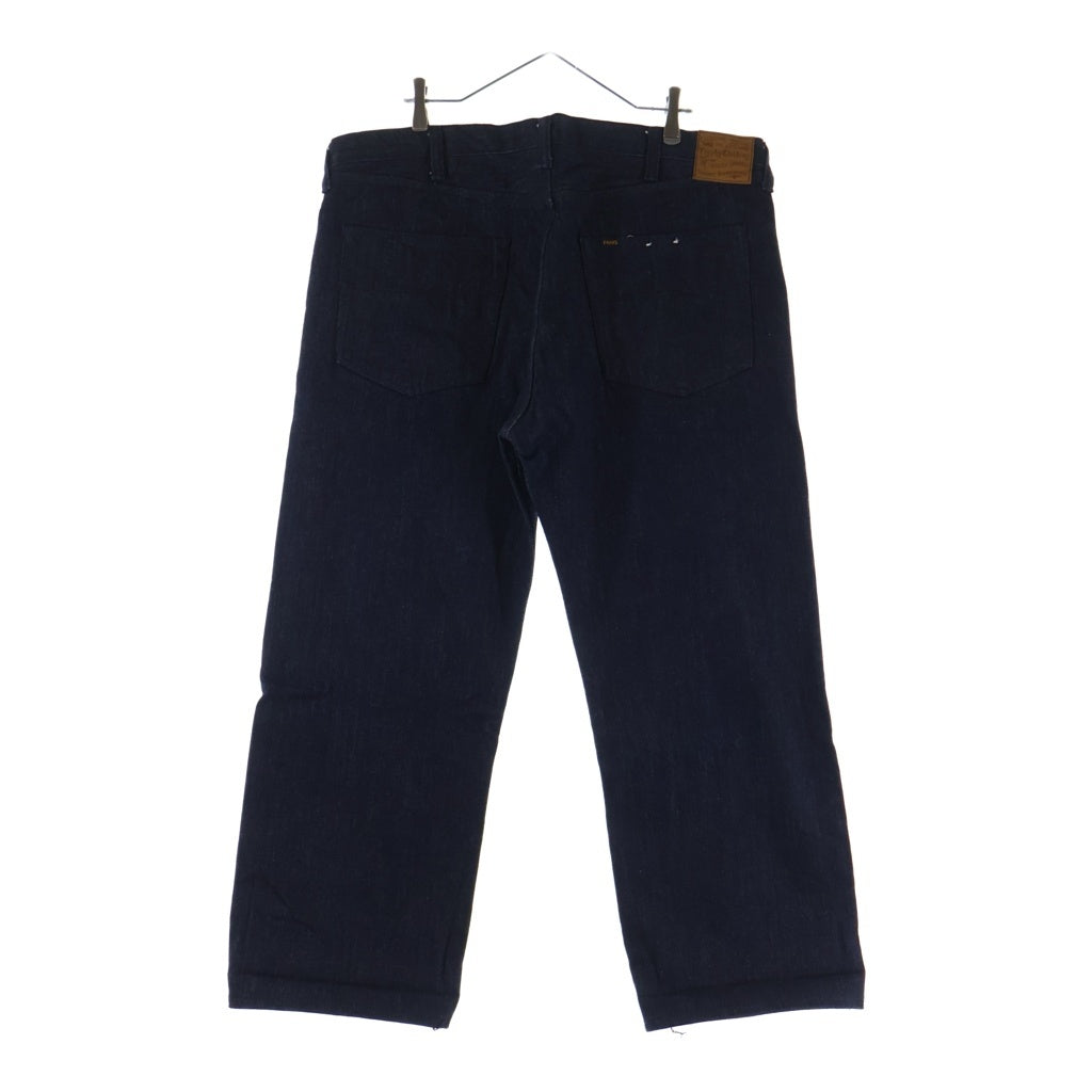 TROPHY CLOTHING(トロフィークロージング) 1605 Standard Dirt Denim スタンダード ダート ボタンフライ ストレートデニムパンツ インディゴ