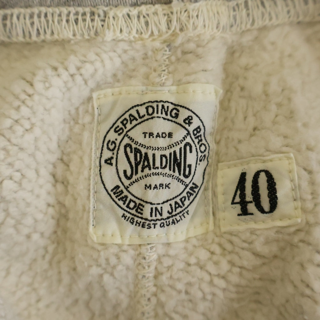 A.G.SPALDING & BROS.(エージースポルディング アンド ブロス) TRAINING SWEAT PANTS 裏起毛 ジョガー スウェット イージー パンツ グレー