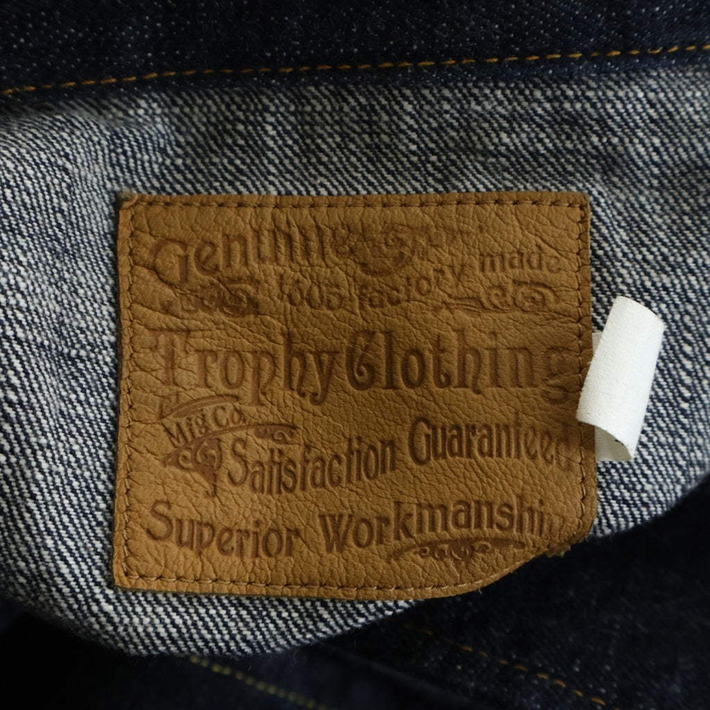TROPHY CLOTHING(トロフィークロージング) Chore Jacket Dirt Denim ダートデニムカバーオール ジャケット インディゴ
