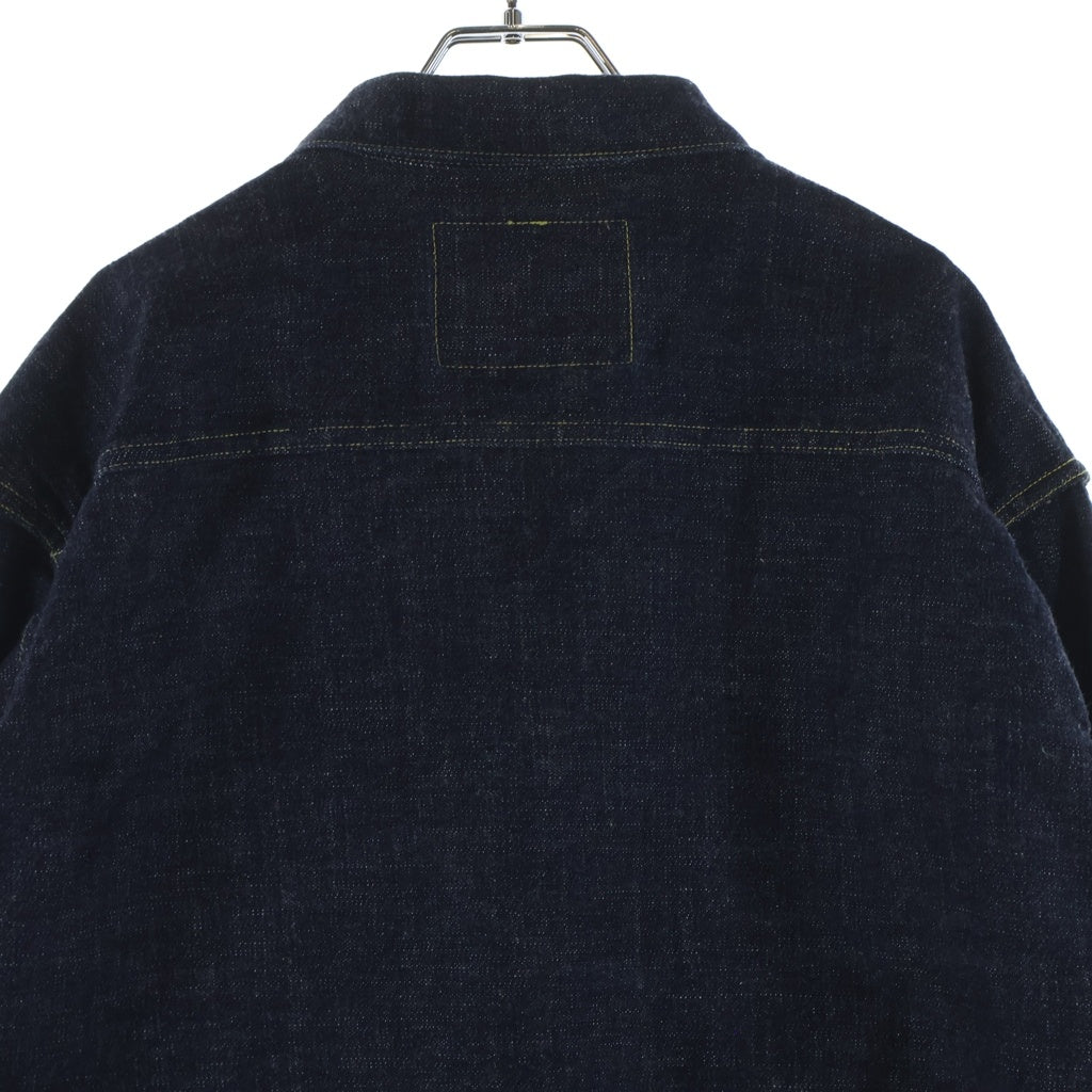 FOB FACTORY(エフオービー ファクトリー) F2384 G3 P/O JK ハーフボタン シャツジャケット インディゴ