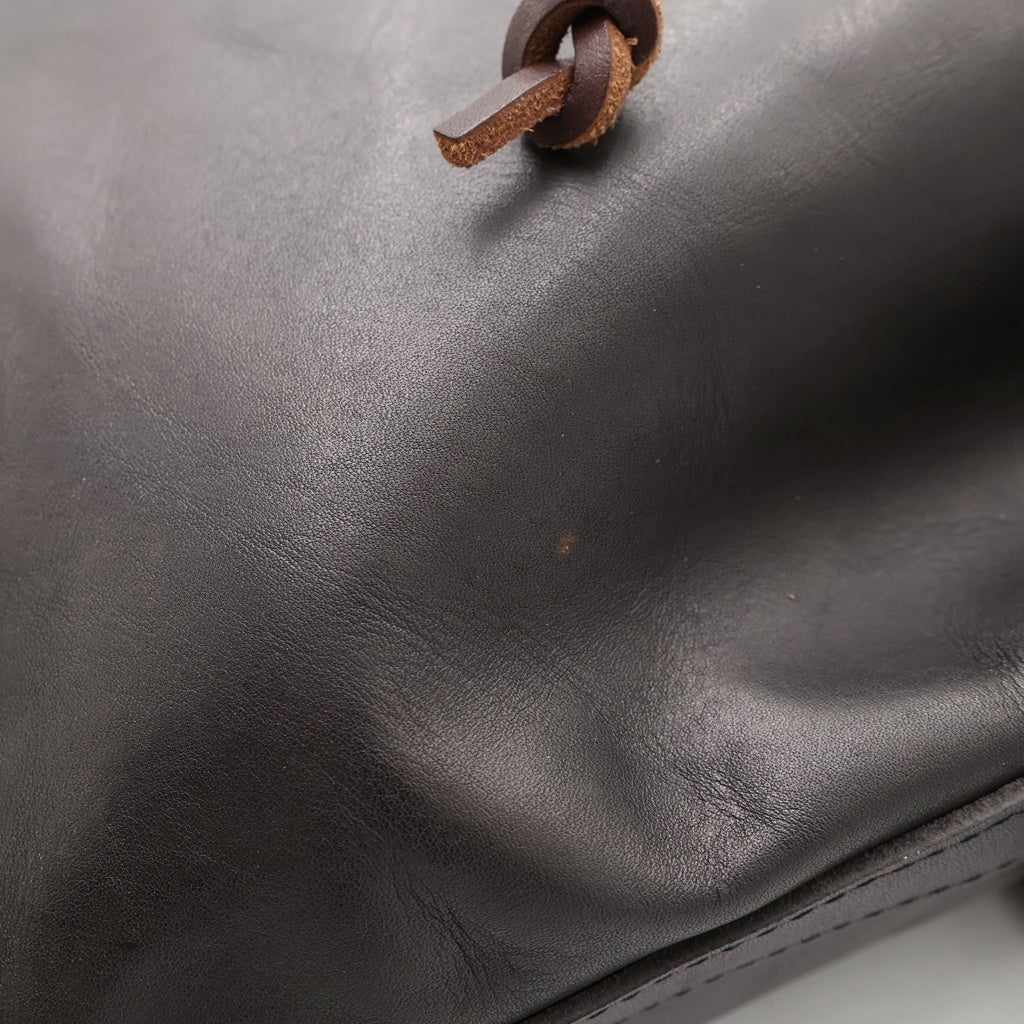 vasco(ヴァスコ) LEATHER WANDER PURSE BAG B.L.W ヴァスコ ゴールド金具 巾着 ワンショルダー レザー バッグ ブラウン VS-213L レディース