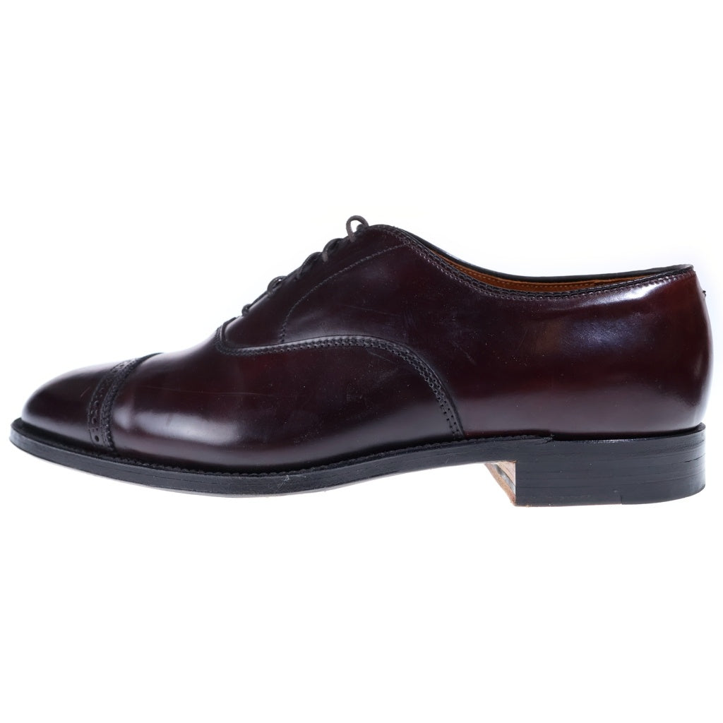 Alden(オールデン) 9015 COLOR 8 SHELL CORDOVAN PERFORATED STRAIGHT TIP BALMORAL コードバン 内羽根式 レザー シューズ 革靴 ブラウン