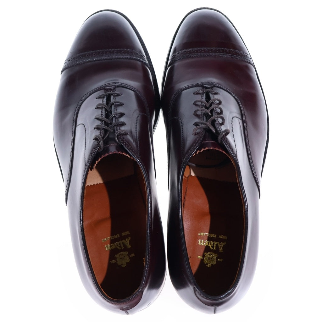 Alden(オールデン) 9015 COLOR 8 SHELL CORDOVAN PERFORATED STRAIGHT TIP BALMORAL コードバン 内羽根式 レザー シューズ 革靴 ブラウン