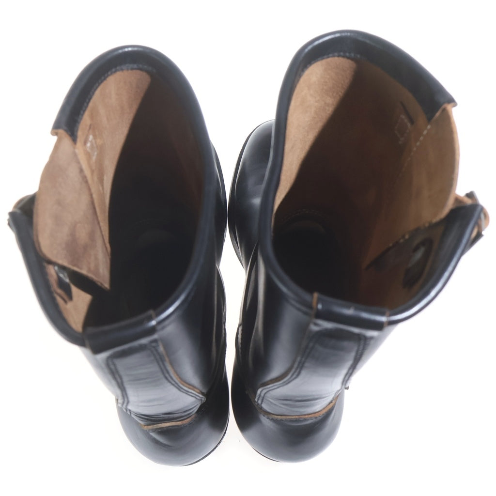 NO BRAND(ノーブランド) BILT BUCK BY ATTRACTIONS ENGINEER BOOTS HORSE BUTT ビルトバック シルバー金具 レザー エンジニア ロングブーツ ブラック