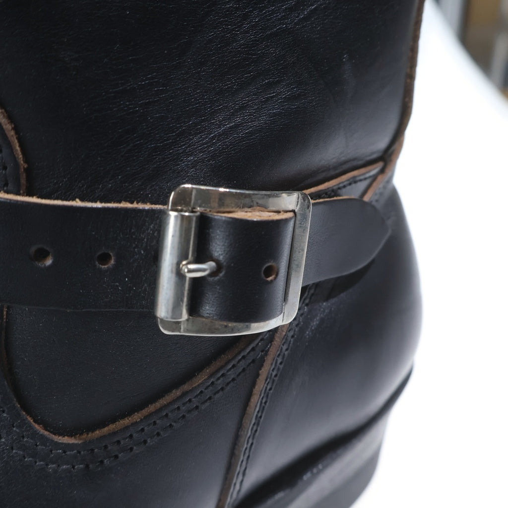 NO BRAND(ノーブランド) BILT BUCK BY ATTRACTIONS ENGINEER BOOTS HORSE BUTT ビルトバック シルバー金具 レザー エンジニア ロングブーツ ブラック