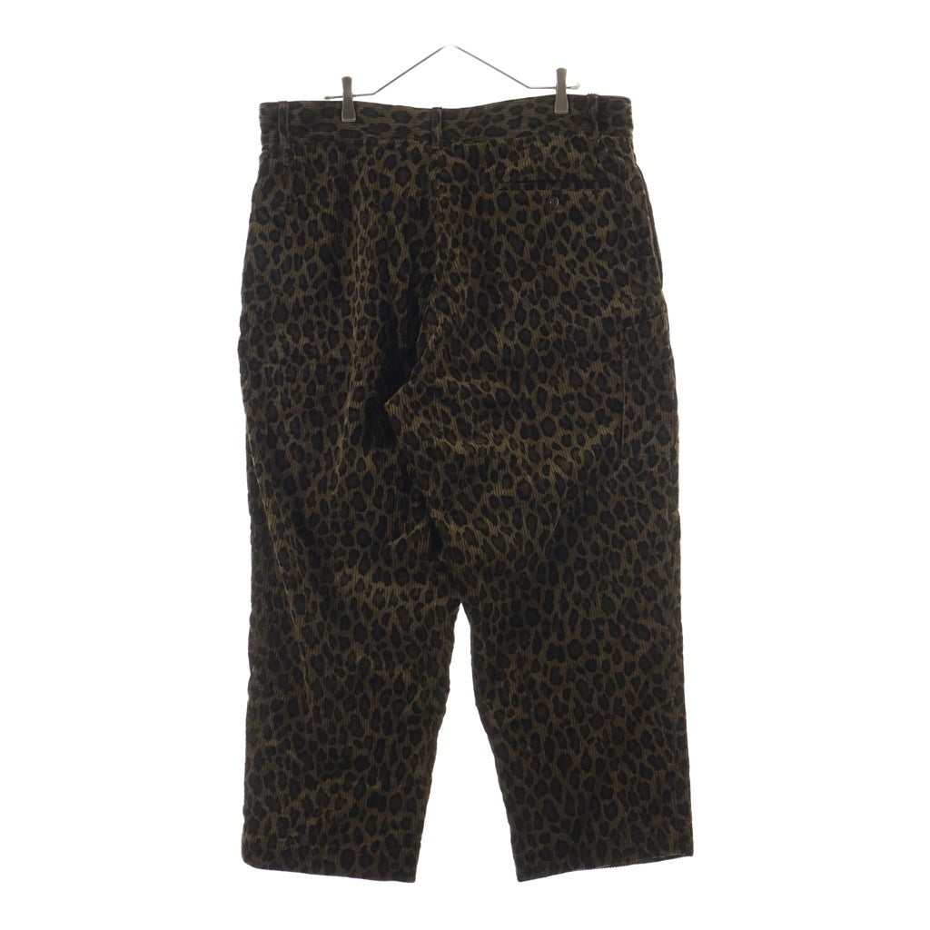 JELADO(ジェラード) Vannes Trousers ヴァンヌ トラウザース レオパード コーデュロイ テーパードパンツ ブラウン BL02310
