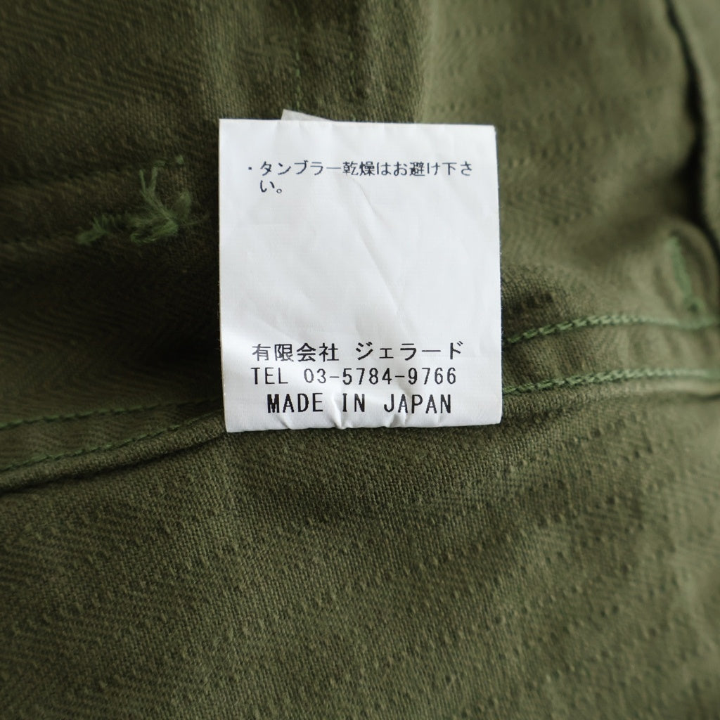 JELADO(ジェラード) HBT Baker Pants ヘリンボーンツイル ベイカーパンツ ミリタリーパンツ カーキ CM47