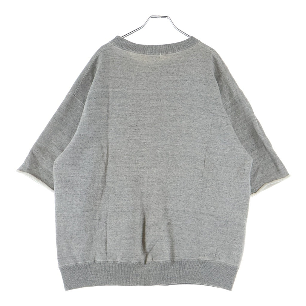 JELADO(ジェラード) ×A.G.SPALDING S/S SWEAT TEE エージースポルディング クルーネック スウェット 半袖Tシャツ カットソー グレー AG81234
