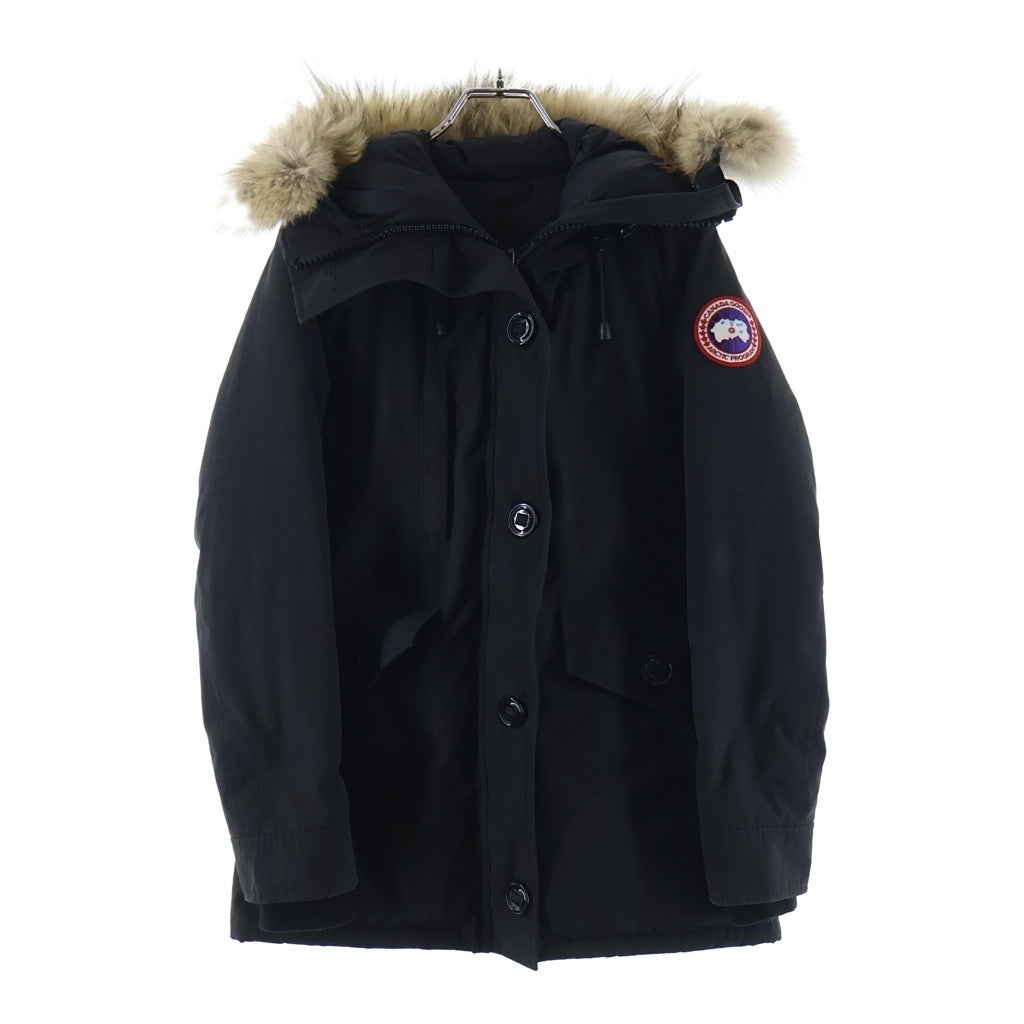 CANADA GOOSE(カナダグース) CHARLOTTE PARKA 2300JL シャーロットパーカー ジップアップ ファーフーデッド ダウンジャケット ブラック レディース
