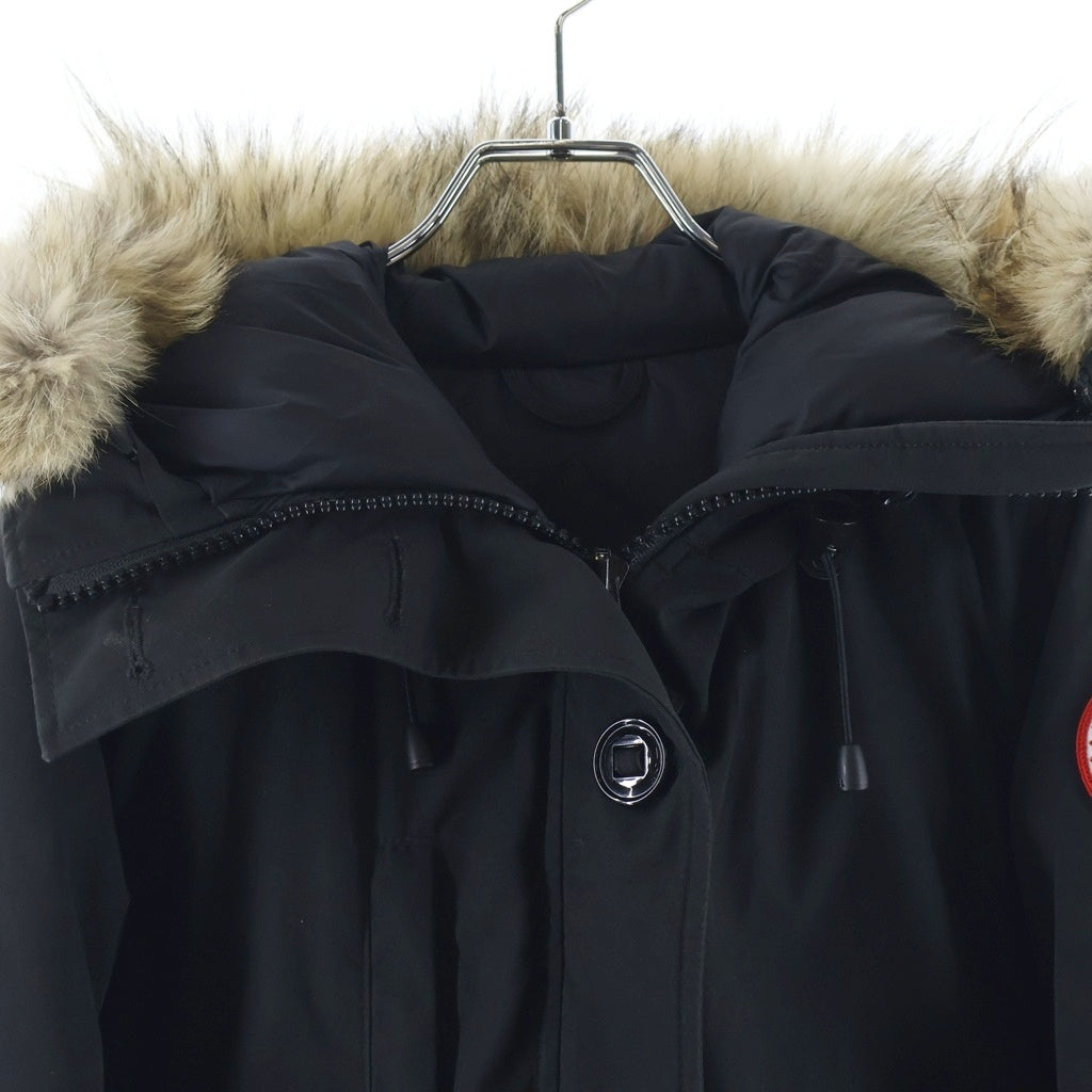 CANADA GOOSE(カナダグース) CHARLOTTE PARKA 2300JL シャーロットパーカー ジップアップ ファーフーデッド ダウンジャケット ブラック レディース